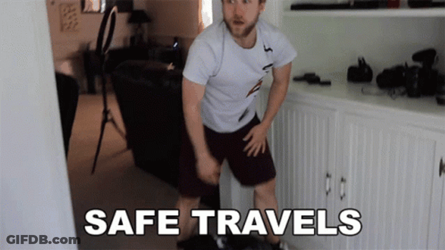 Safe Travels McJuggerNuggets Blogger GIF
