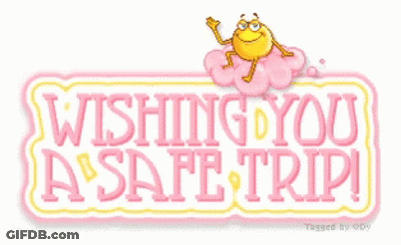 Safe Travels Wishing You Safe Trip GIF