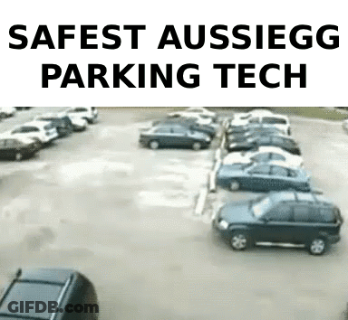 Safest Aussiegg Parking Tech Cars In Lot GIF