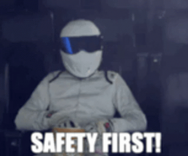 Safety First Full Face Helmet GIF
