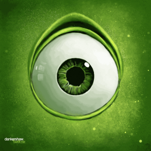 Sage Green Eyes Blinking GIF