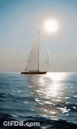 Sailboat In A Jar By Brus777 GIF