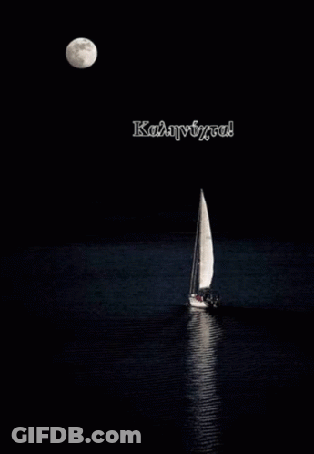 Sailboat In Ocean Saying Happy Birthday Bobby GIF