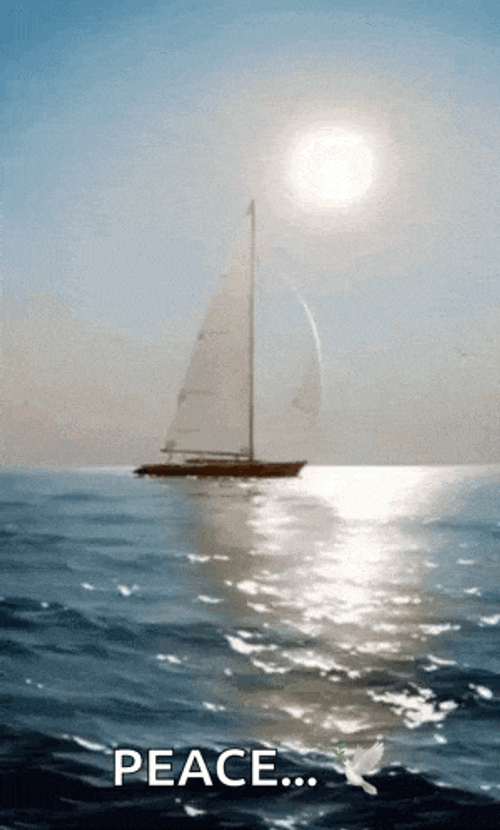 Sailboat Sea GIF
