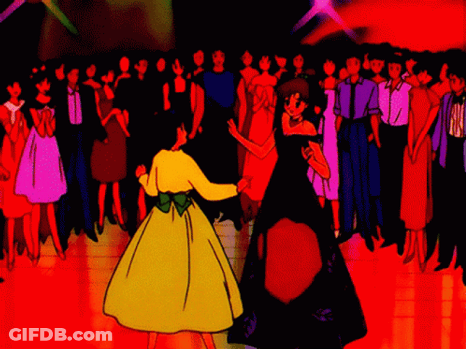 Sailor Jupiter And Mercury Ballroom Dancing GIF