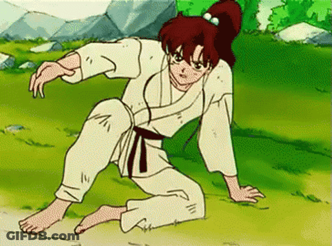 Sailor Jupiter Karate Jumping GIF