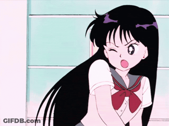 Sailor Mars Fall Trip GIF