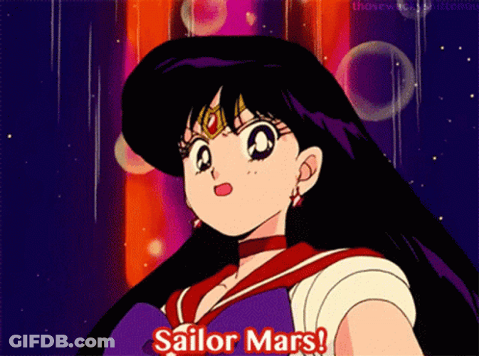 Sailor Mars Moon Venus Punish You GIF