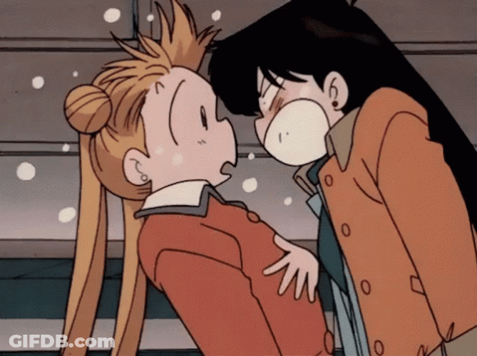 Sailor Mars Screams At Sailor Moon GIF