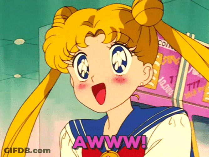 Sailor Moon Awww GIF