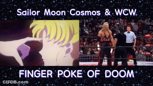 Sailor Moon Cosmos And WCW Poster GIF