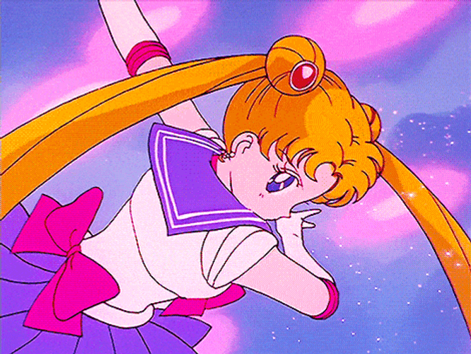 Sailor Moon Frisbee GIF