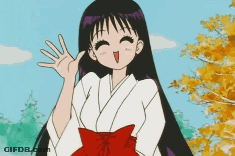 Sailor Moon Hello Wave GIF
