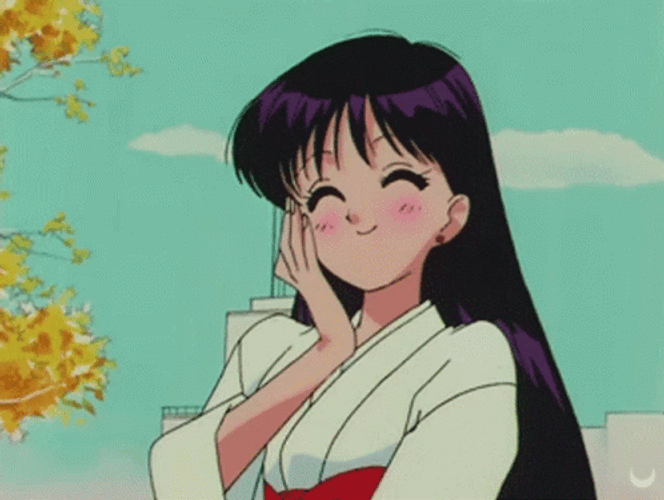 Sailor Moon Mars Anime Blush GIF