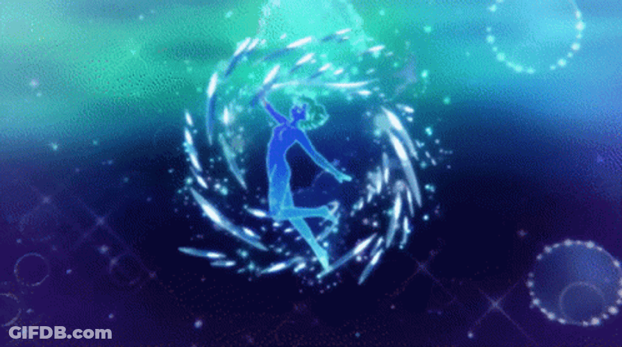 Sailor Moon Transformation Ami Mizuno GIF