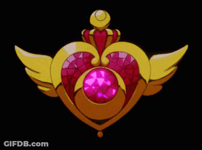 Sailor Moon Transformation Eternal Pink Crystal GIF