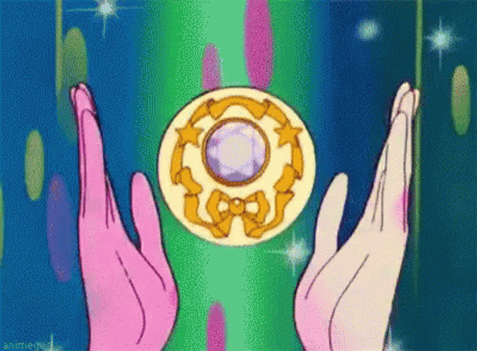 Sailor Moon Transformation Henshin Crystal Star GIF