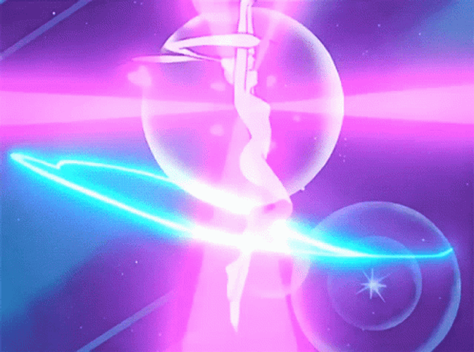 Sailor Moon Transformation Lightning Speed Spinning GIF