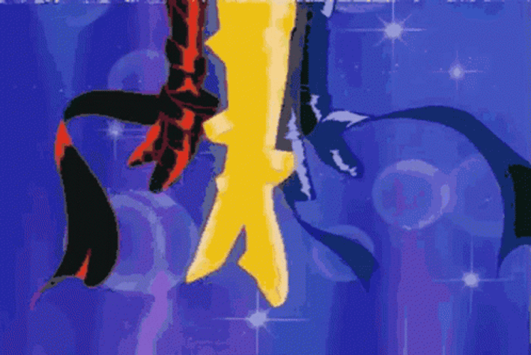 Sailor Moon Transformation Spontaneous Suit Change GIF