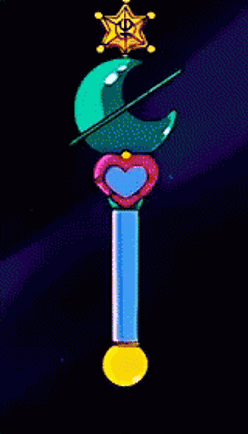 Sailor Neptune Power Scepter GIF