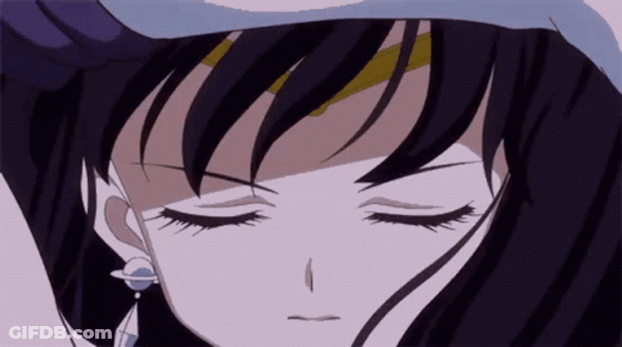 Sailor Saturn Hotaru Tomoe Beautiful Awakening Look GIF