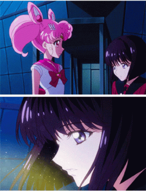 Sailor Saturn Hotaru Tomoe Chibiusa Yukata GIF