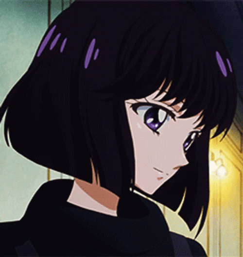Sailor Saturn Hotaru Tomoe Giggling Cute GIF