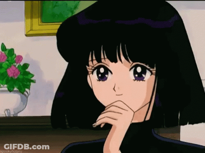 Sailor Saturn Hotaru Tomoe Laughing Giggling Giggles GIF
