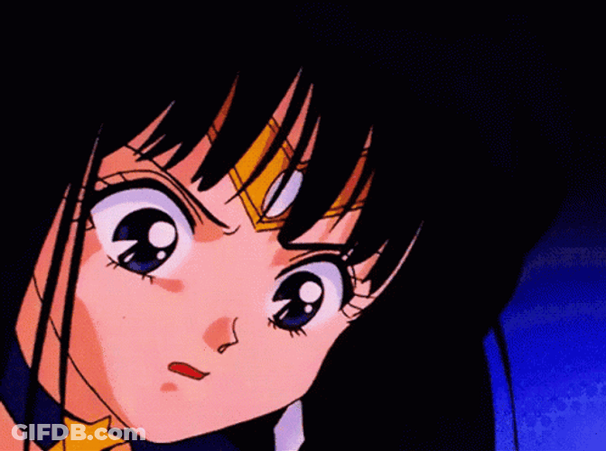 Sailor Saturn Hotaru Tomoe Weapon Thrown Off GIF