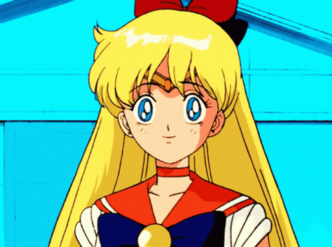 Sailor Venus Smiling GIF