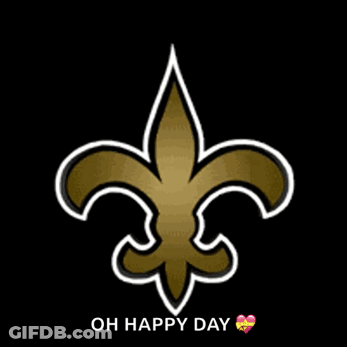 Saints Logo Happy Day GIF