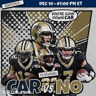 Saints Vs Panthers Football Game GIF