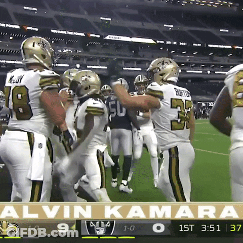 Saints Vs Ravens Football Game GIF