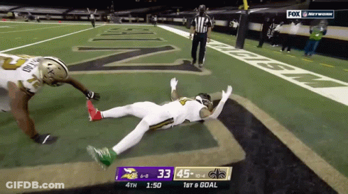 Saints Vs Vikings Football Game GIF