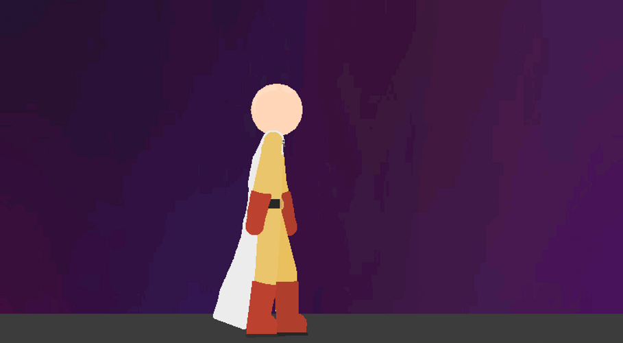 Saitama Awesome Graphic Fight GIF