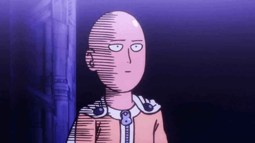 Saitama Meh Ok GIF