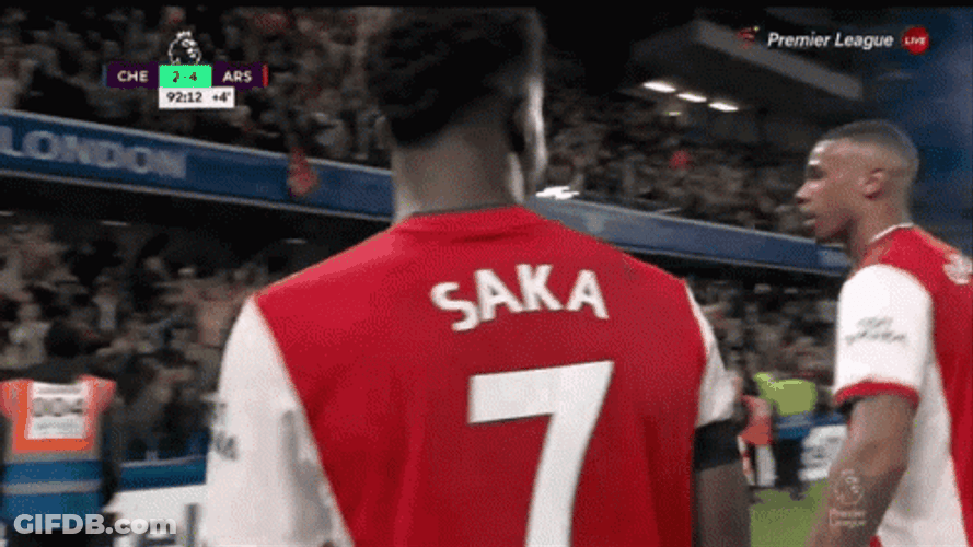 Saka And Gabriel Magalhães Happy Dancing GIF