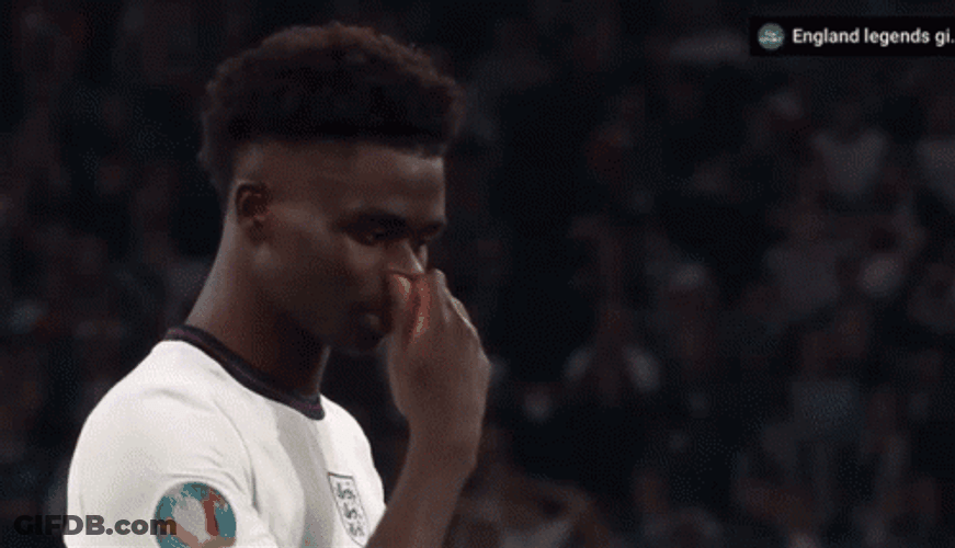 Saka Chance To Kick Football GIF
