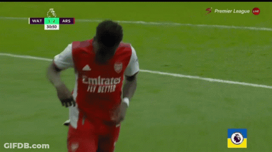 Saka Running Happy GIF