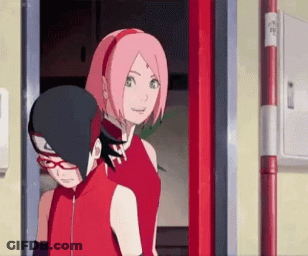 Sakura Haruno And Daughter GIF