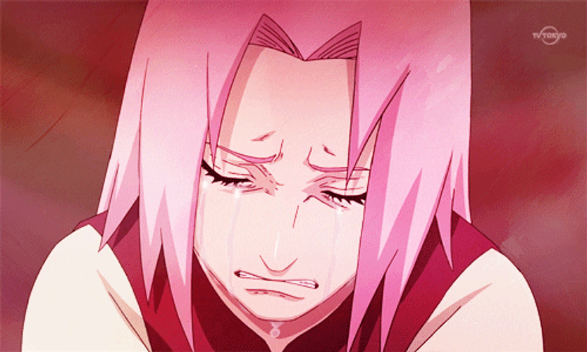Sakura Haruno Crying GIF