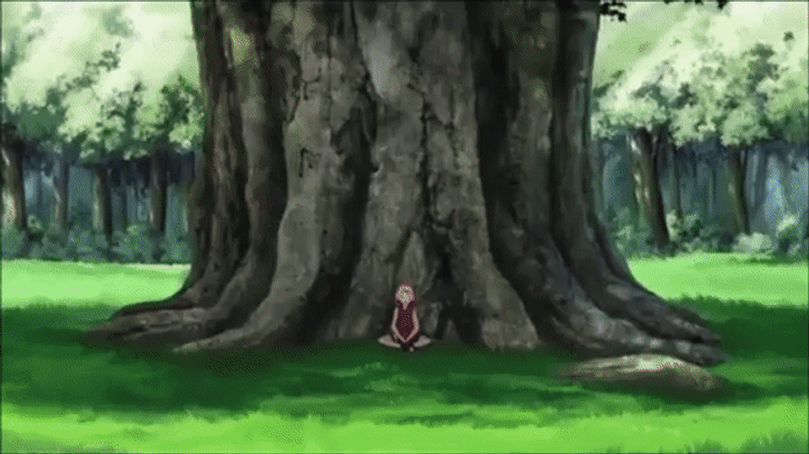 Sakura Haruno Doing Meditation GIF
