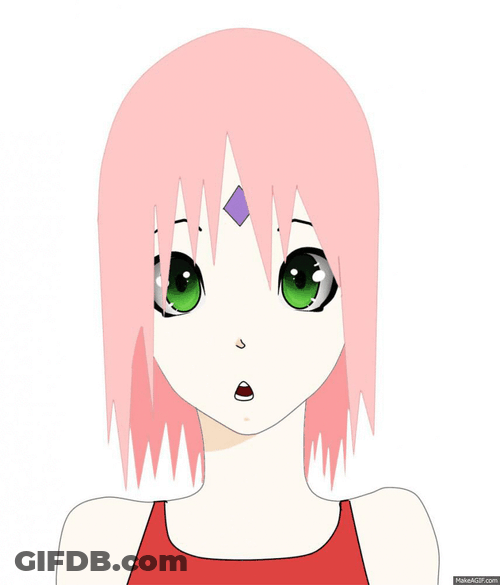Sakura Haruno Opening Eyes GIF