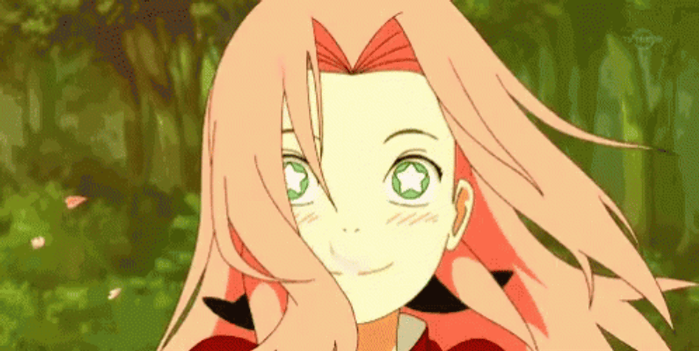 Sakura Haruno Star Eyes GIF