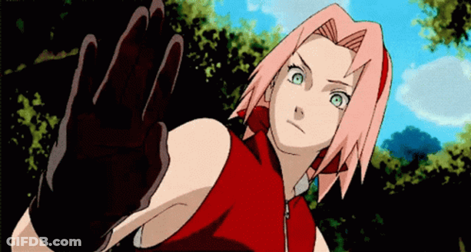 Sakura Haruno Surprised GIF