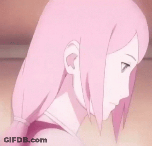 Sakura Haruno Unbelievable Expression GIF