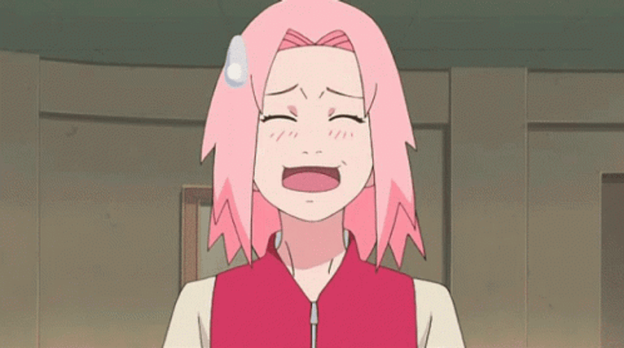Sakura Haruno Worried Face GIF