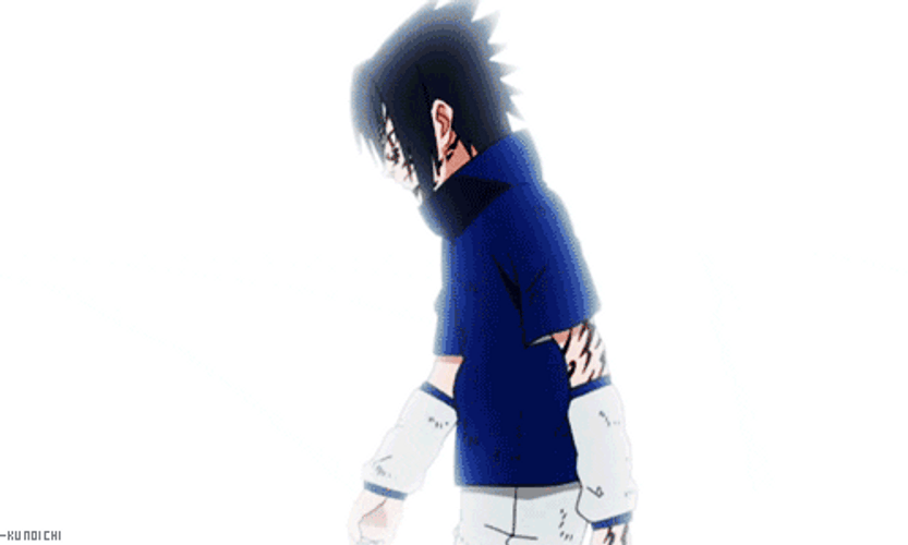 Sakura Hugging Sasuke GIF