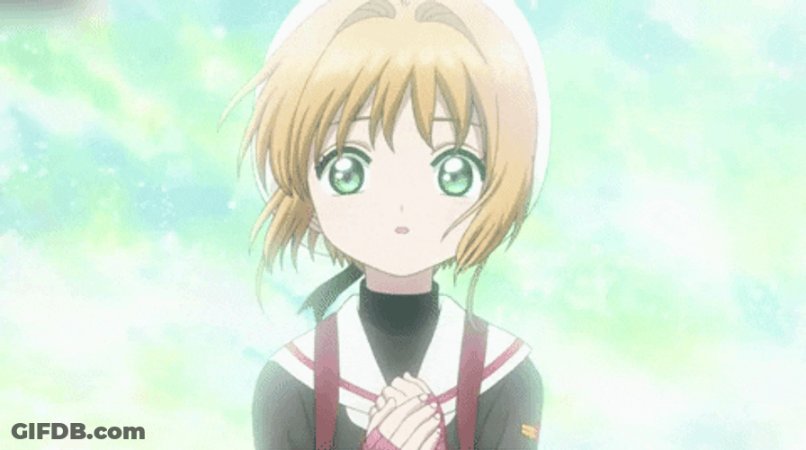 Sakura Kinomoto Cute Anime Girl GIF