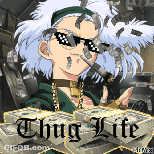 Sakura Taisen Thug Life GIF